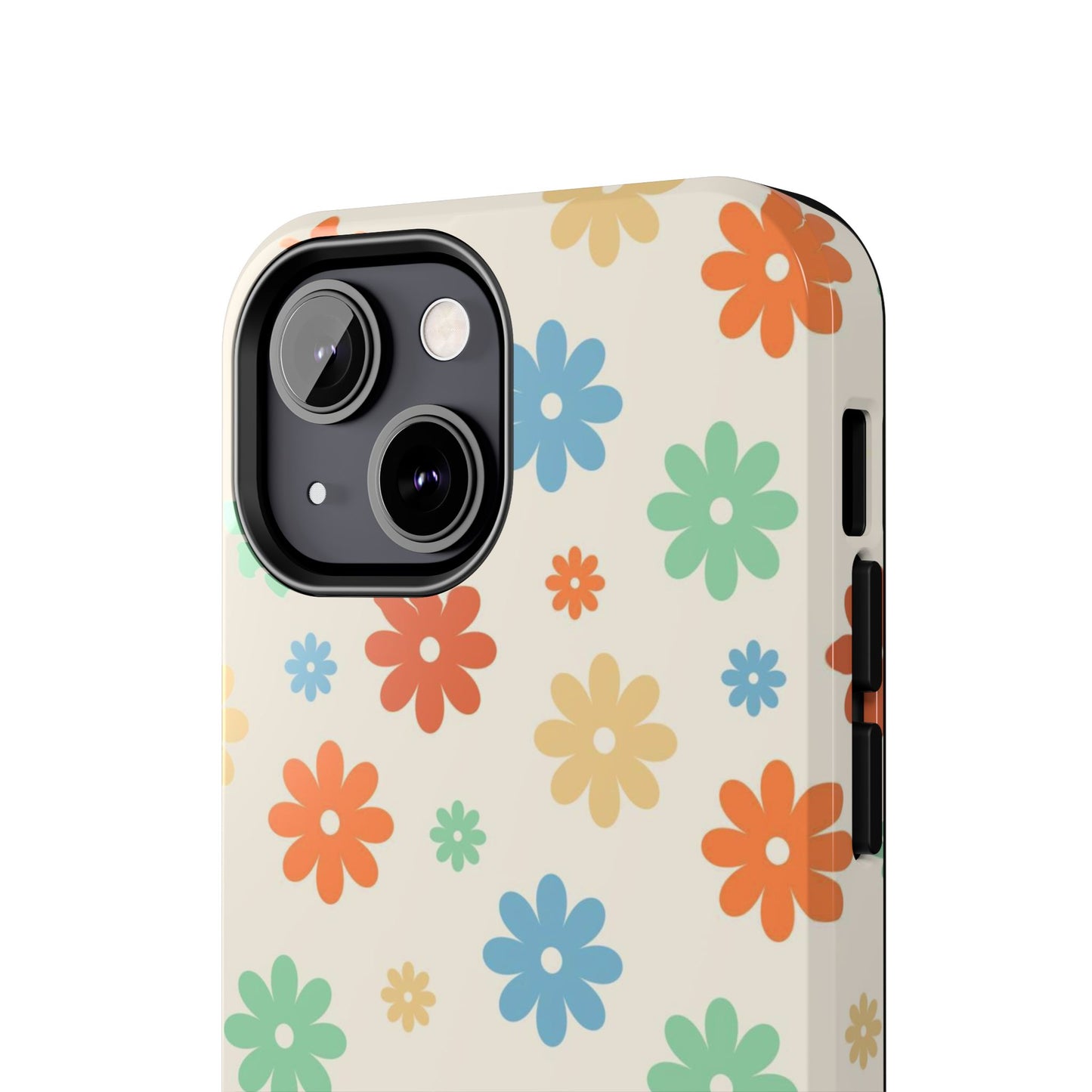 Retro groovy daisy seamless pattern Tough Phone Cases