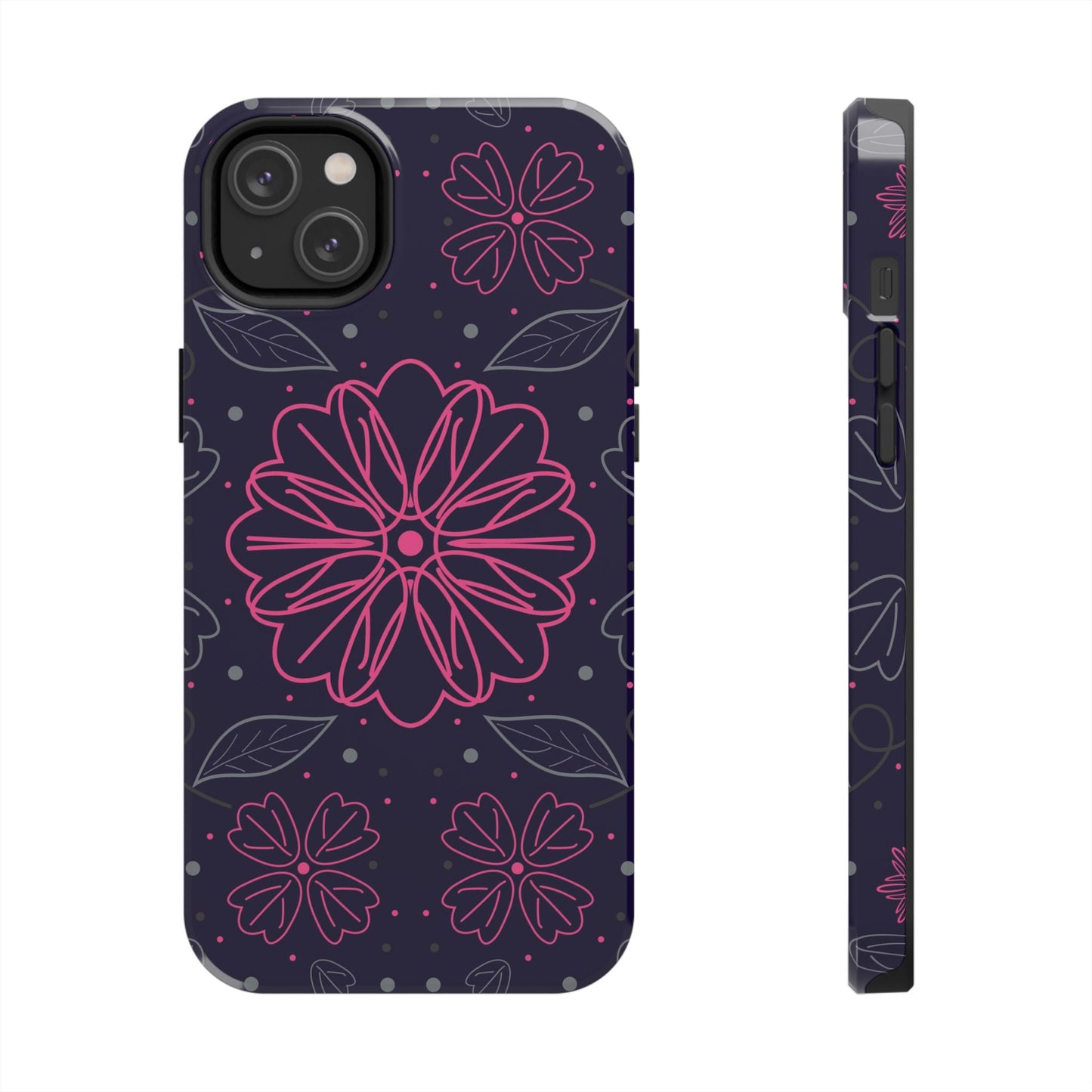 Seamless pattern geometry graphic for textile wrapping cover floor fabric Tough Phone Cases iPhone 14 Plus