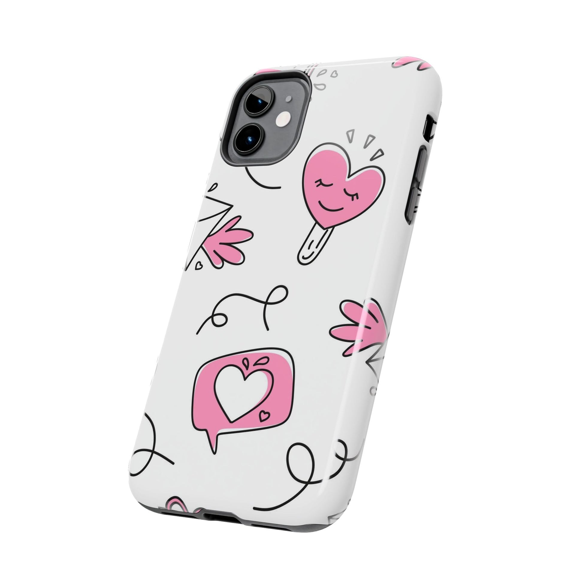 Seamless pattern of valentines calendars Tough Phone Cases