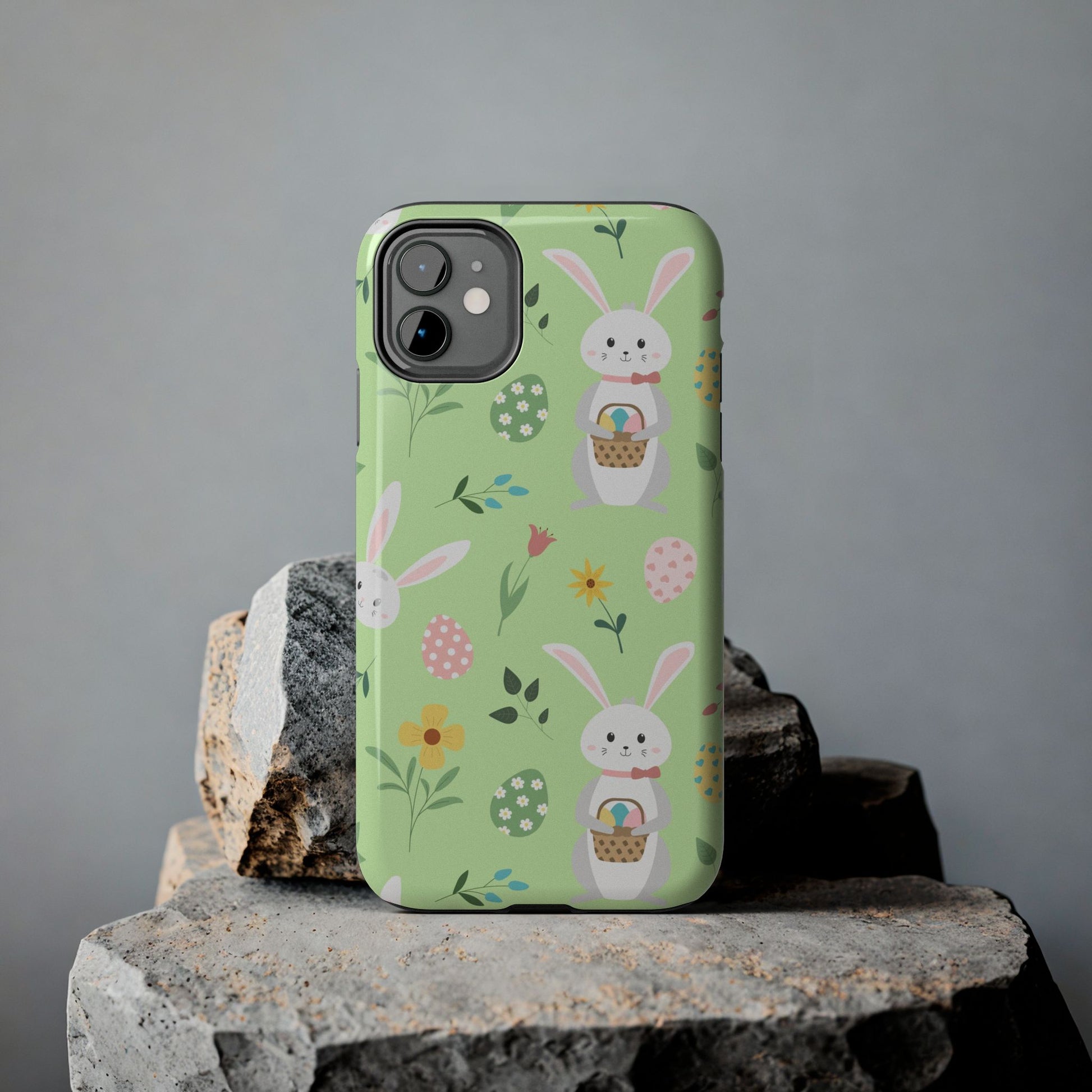 Festive spring easter seamless pattern Tough Phone Case