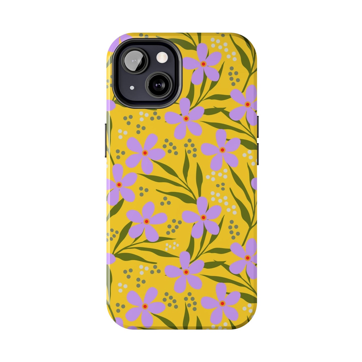 Folk art floral seamless pattern Tough Phone Cases