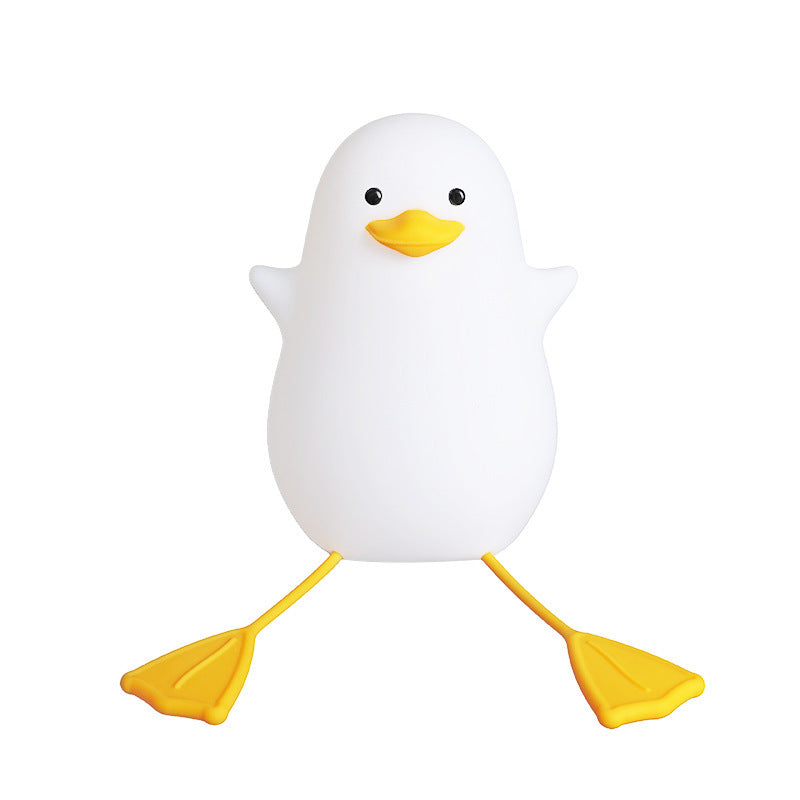 Seagull Silicone Night Light Soothing Animal Lamp For Kids Baby Yellow